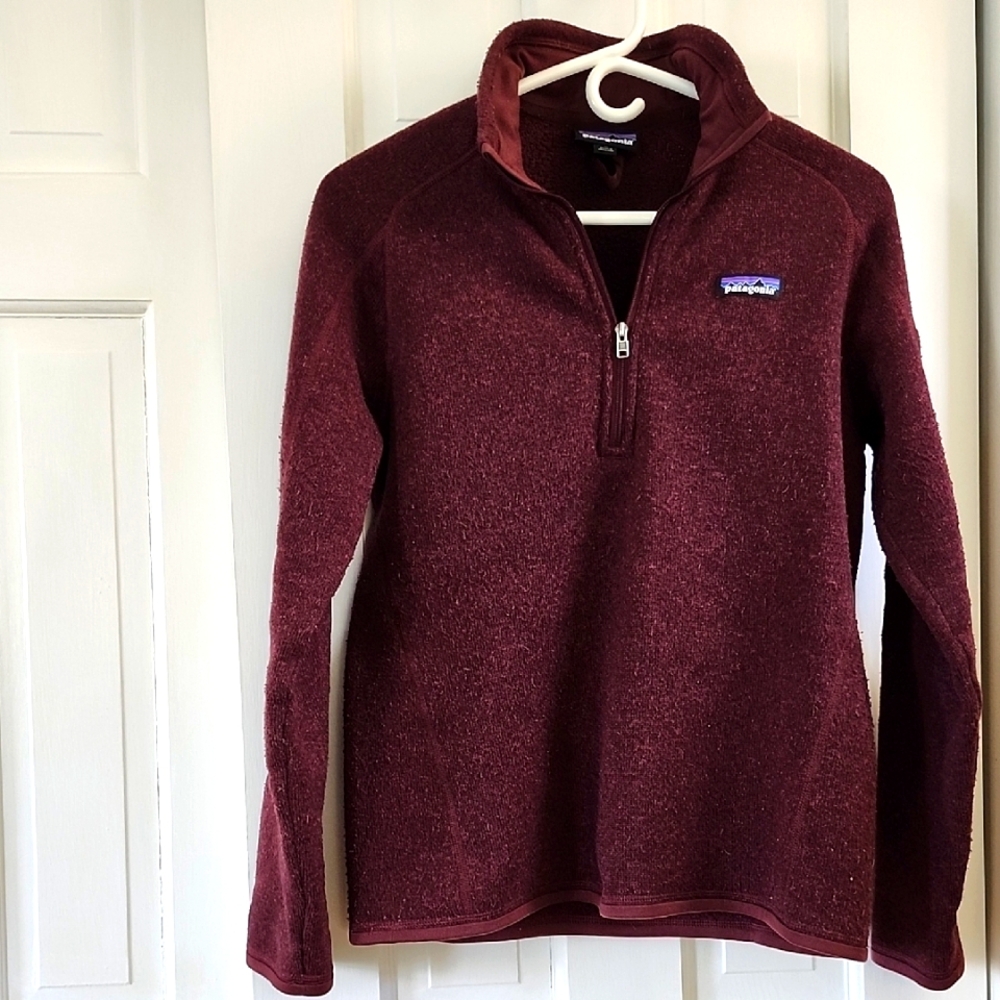 Patagonia Burgundy Fleece Pullover